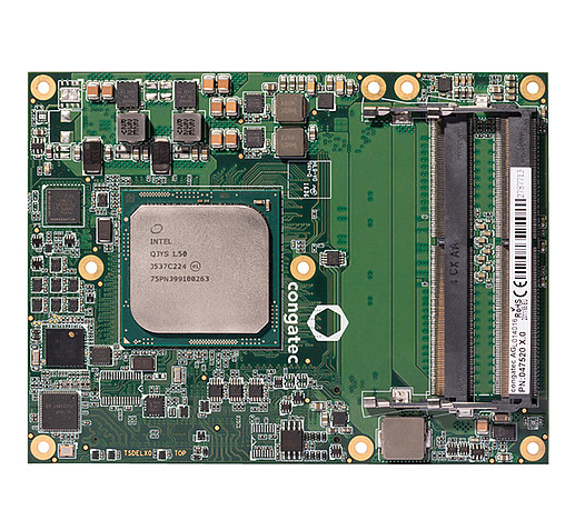 congatec-B7XD/P-D1508: COM Express Type 7 Basic Modul mit Intel® Pentium™ D1508 und bis zu 2,6 GHz